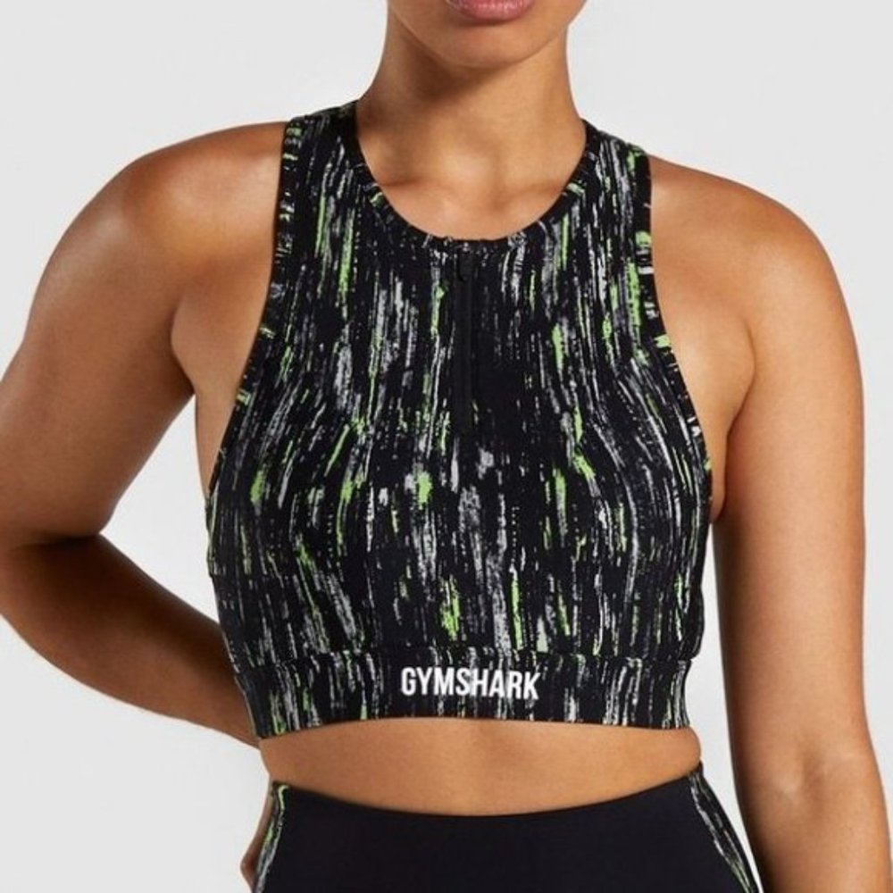 Gymshark Non Stop Sports Bra - Print - Size L